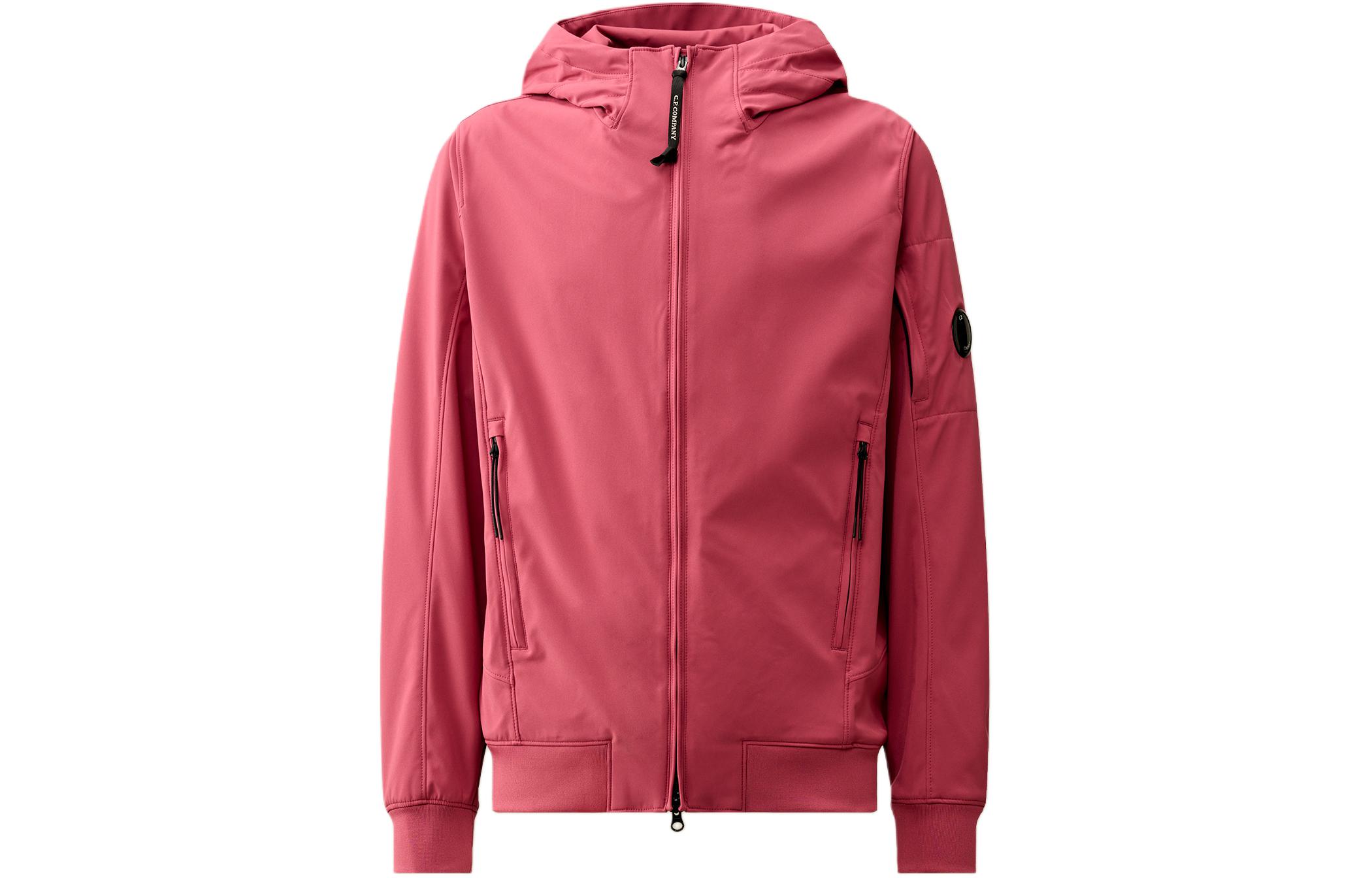 C.P. Company SS24 Short Zip Pocket Jacket Redbud Color CMOW003A005968A577