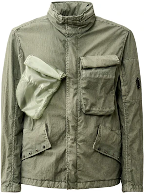 C.P. 컴퍼니 SS24 테킬라 그린 스탠드 칼라 집 포켓 재킷 CMOW238A006233M627 Buy C.P. 컴퍼니 SS24 테킬라 그린 스탠드 칼라 집 포켓 재킷 CMOW238A006233M627