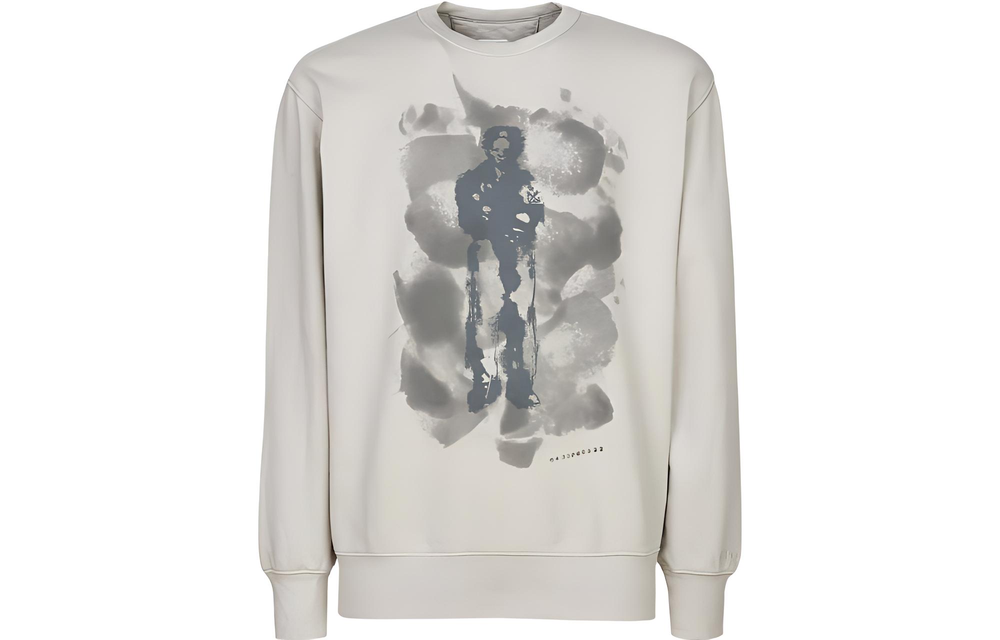 C.P. Company Tie-Dye Graphic Crewneck Sweatshirt Grey () 14CMSS360A006312G936