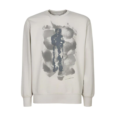 C.P. Company Tie-Dye Graphic Crewneck Sweatshirt Grey () 14CMSS360A006312G936