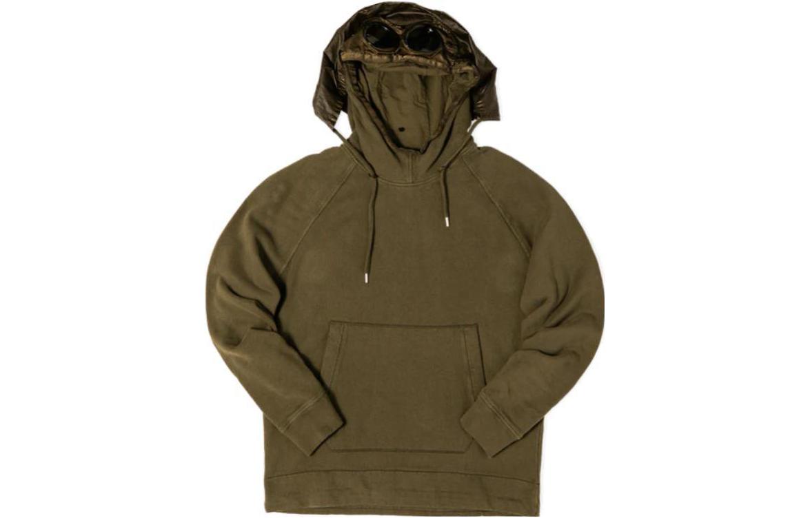 C.P. Company Unisex Solid Color Oversized Pullover Hoodie 15CMSS159A006090M683