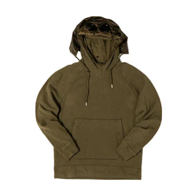 C.P. Company Unisex Solid Color Oversized Pullover Hoodie 15CMSS159A006090M683