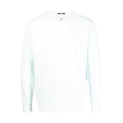 C.P. Company White Crewneck Long Sleeve Casual Sweatshirt 12CMSS262A005398S910