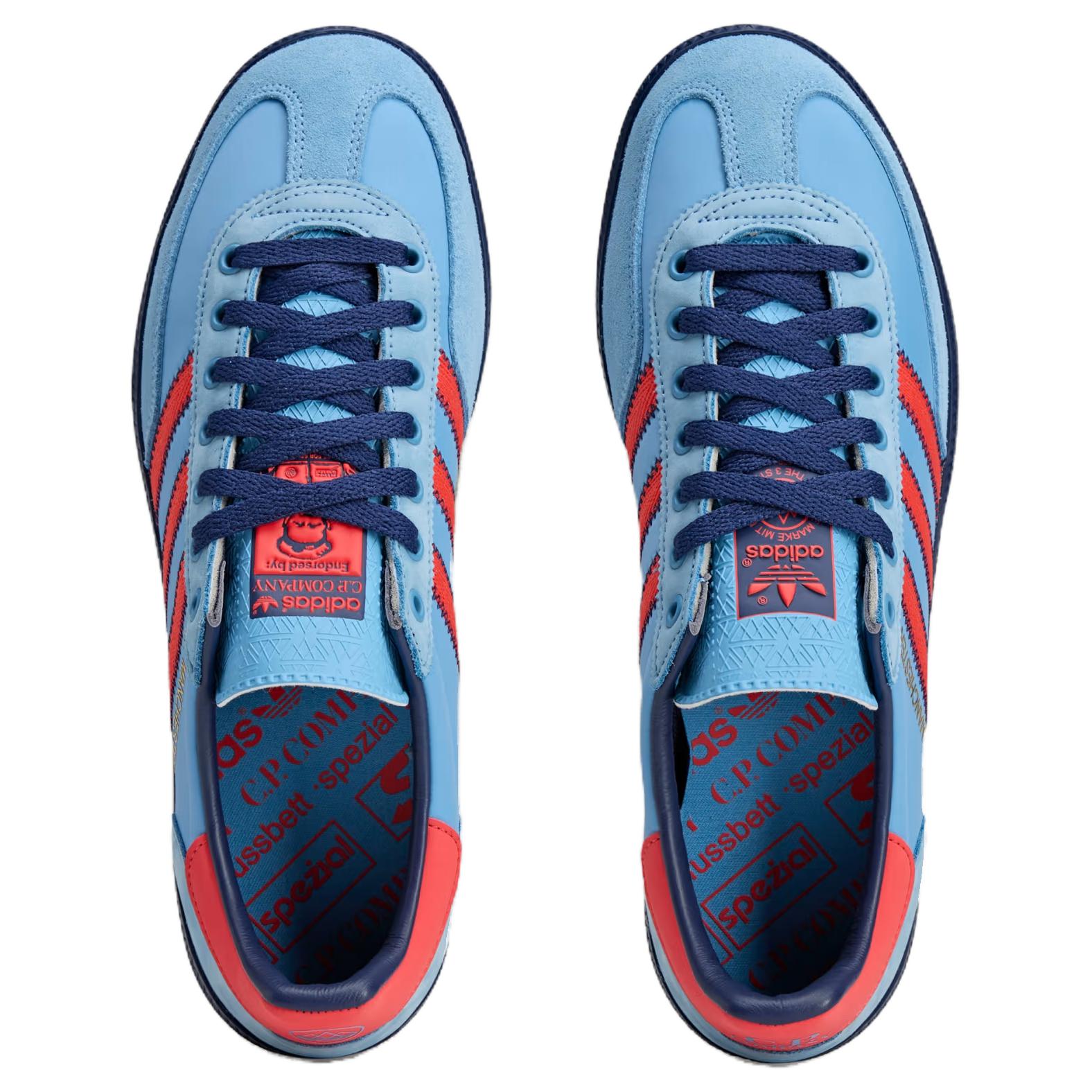 Lookbook C.P. Company 聯名 adidas GT Manchester SPZL '淺藍鮮紅' IH3312