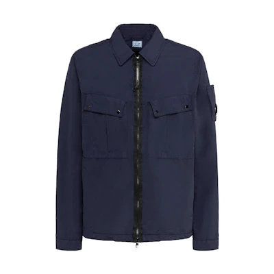 C.P. Company Zip-Up Lens Detail Shirt Jacket CMOS071A005991G888