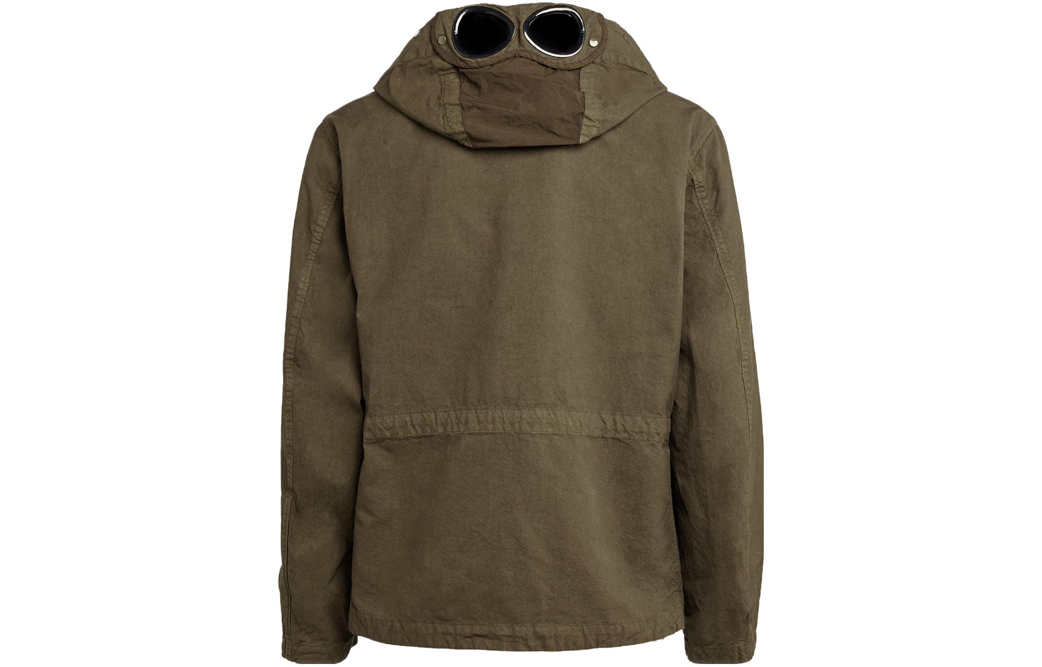 C P Company FW23 Ba-Tic Full-Zip Detachable Goggle Hooded Jacket Chestnut Brown 15CMOW151A006237M653 圖 3