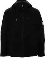 C P Company FW24 Black Long Sleeve Hooded Zip Pocket Jacket CMOW014A004117A999 C P Company FW24 Black Long Sleeve Hooded Zip Pocket Jacket CMOW014A004117A999