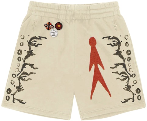 Cactus Jack by Travis Scott Character Shorts 'Off White' Buy Cactus Jack by Travis Scott Character Shorts 'Off White'
