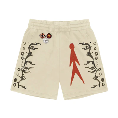 Cactus Jack by Travis Scott Character Shorts 'Off White'