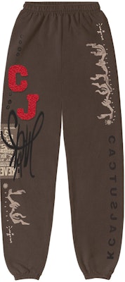 Cactus Jack by Travis Scott CJ Flare Sweatpants 'Brown' Buy Cactus Jack by Travis Scott CJ Flare Sweatpants 'Brown'