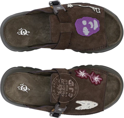 Sandal 'Coffee' Cactus Jack x Dior H-Town 3SA103ZOB_H767 Lookbook Sandal 'Coffee' Cactus Jack x Dior H-Town 3SA103ZOB_H767