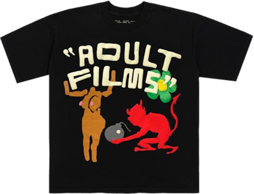 Cactus Plant Flea Market Adult Films T-shirt Black Buy Cactus Plant Flea Market Adult Films T-shirt Black