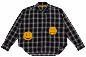 Cactus Plant Flea Market Double Vision Check Shirt Black Cactus Plant Flea Market Double Vision Check Shirt Black