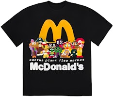 Cactus Plant Flea Market x McDonald's FW22 Black Graphic Unisex T-Shirt. VCPFM-SS02 Cactus Plant Flea Market x McDonald's FW22 Black Graphic Unisex T-Shirt. VCPFM-SS02