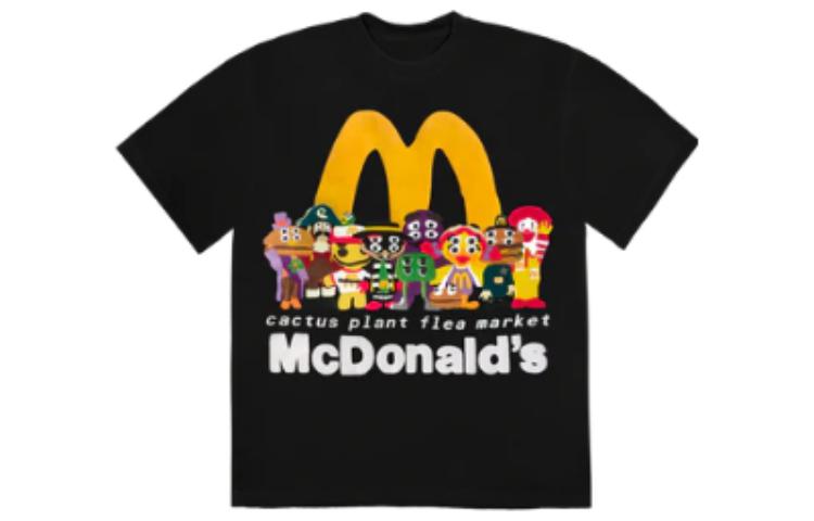 Order Cactus Plant Flea Market x McDonald''s FW22 Baju Grafik Hitam Uniseks. VCPFM-SS02