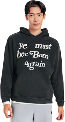 Cactus Plant Flea Market Ye Must Be Born Again Hoodie Hitam Lelaki Pullover. CP22BA001BLACK Lookbook Cactus Plant Flea Market Ye Must Be Born Again Hoodie Hitam Lelaki Pullover. CP22BA001BLACK