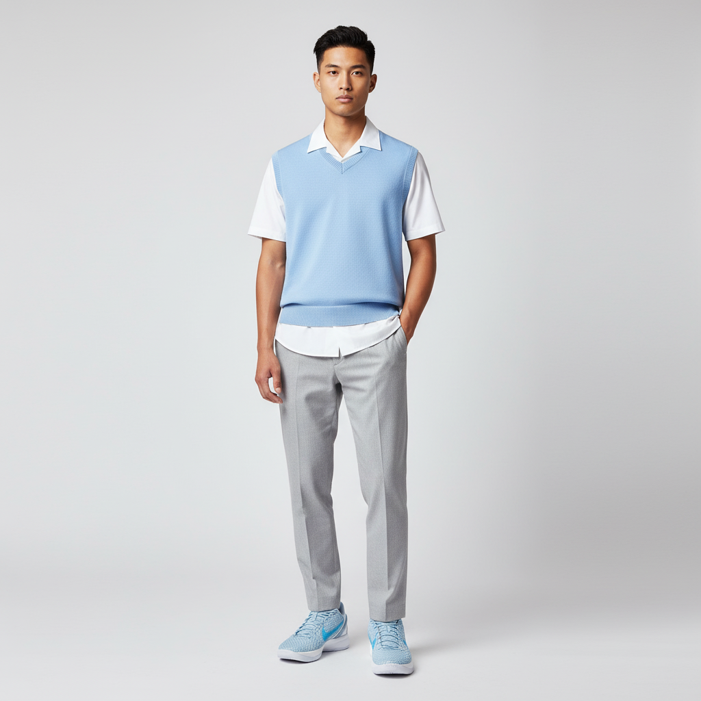 Lookbook Caitlin Clark x Nike Zoom Kobe 6 Protro ''Light Armory Blue'' - Biru Langit Mewah IO3672-400