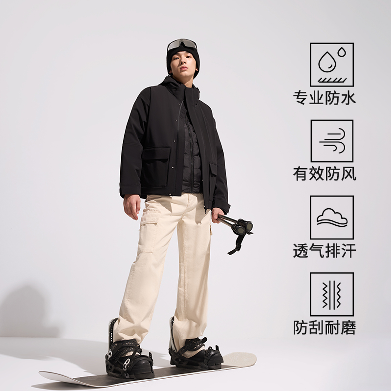 Lookbook Calvin Klein Jaket Down Luar Waterproof Windproof 3-dalam-1 J327348