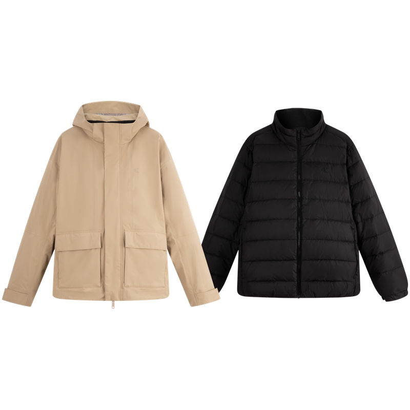 Cheap Calvin Klein Jaket Down Luar Waterproof Windproof 3-dalam-1 J327348