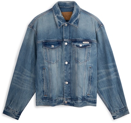 Calvin Klein American Retro Classic Denim Jacket with Studded Details 40EM799 Buy Calvin Klein American Retro Classic Denim Jacket with Studded Details 40EM799