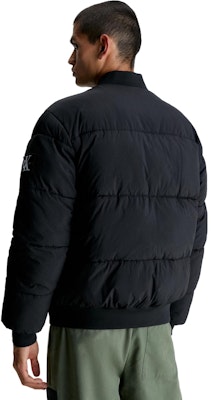 CALVIN KLEIN Black Casual Zip-Up Collared Long Sleeve Jacket J30J324072-BEH Shop CALVIN KLEIN Black Casual Zip-Up Collared Long Sleeve Jacket J30J324072-BEH