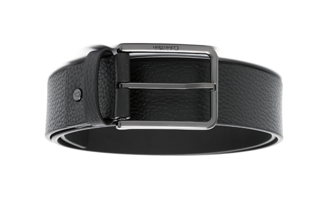 Lookbook Calvin Klein  Black Leather Belt with Logo Detail, 4cm Width. K50K510645