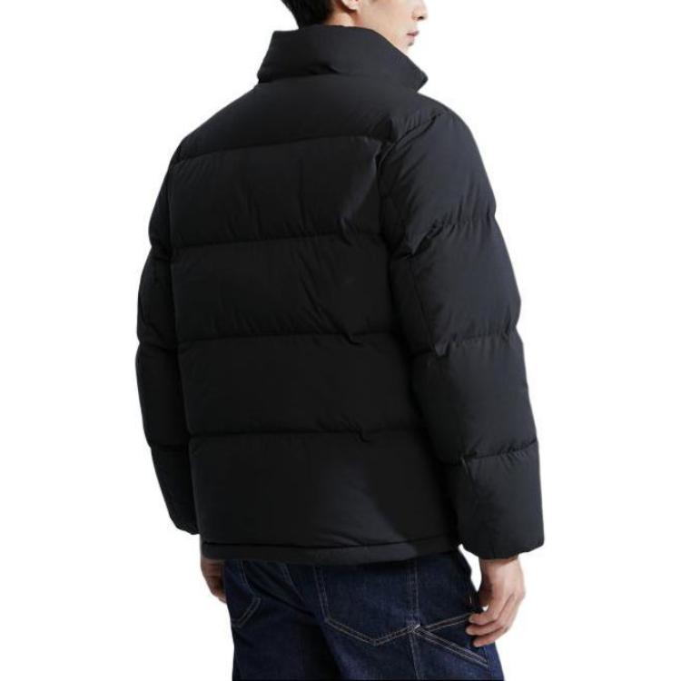 Purchase CALVIN KLEIN Jaket Puffer Hitam Logo Print - Fit Santai Kasual J323229-BEH