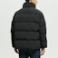 Shop CALVIN KLEIN Jaket Puff Hitam dengan Logo Cetak dan Rekaan Berlapik Quilted J322365-BEH