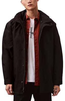 CALVIN KLEIN Black Solid Long Sleeve Zip 3-in-1 Jacket 40EM548-BAE Order CALVIN KLEIN Black Solid Long Sleeve Zip 3-in-1 Jacket 40EM548-BAE