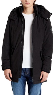 캘빈클라인 블랙 로고 패치 솔리드 집업 후드 재킷. J30J318651-BEH Order 캘빈클라인 블랙 로고 패치 솔리드 집업 후드 재킷. J30J318651-BEH