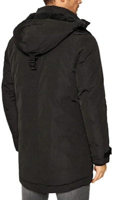 캘빈클라인 블랙 로고 패치 솔리드 집업 후드 재킷. J30J318651-BEH Details for 캘빈클라인 블랙 로고 패치 솔리드 집업 후드 재킷. J30J318651-BEH