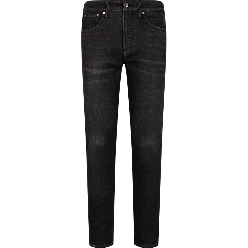 Calvin Klein  Black Washed Stretch Tapered Jeans Casual Commute Wear J325387