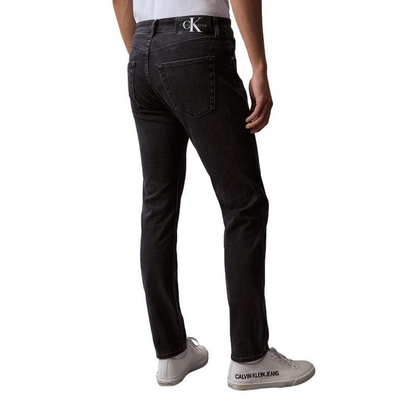 Calvin Klein  Black Washed Stretch Tapered Jeans Casual Commute Wear J325387 圖 6