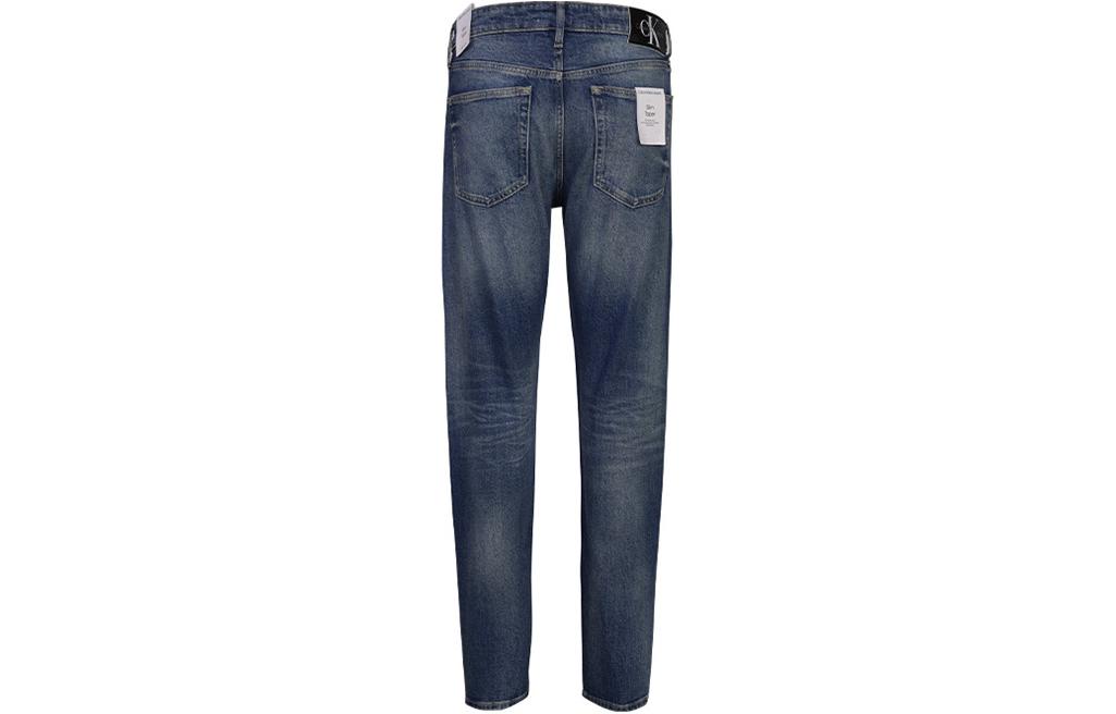 CALVIN KLEIN  Blue Cropped Zipper Casual Jeans. J30J323850-1BJ 圖 3