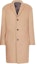 Buy CALVIN KLEIN Camel Long Sleeve Single-Breasted Mid-Length Coat K10K110462-AEH
