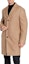 Shop CALVIN KLEIN Camel Long Sleeve Single-Breasted Mid-Length Coat K10K110462-AEH