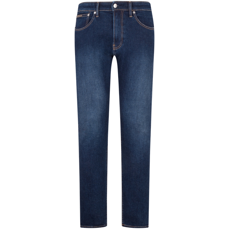 Calvin Klein  Casual Comfy Cashmere Tapered Denim Jeans Blue. J326423