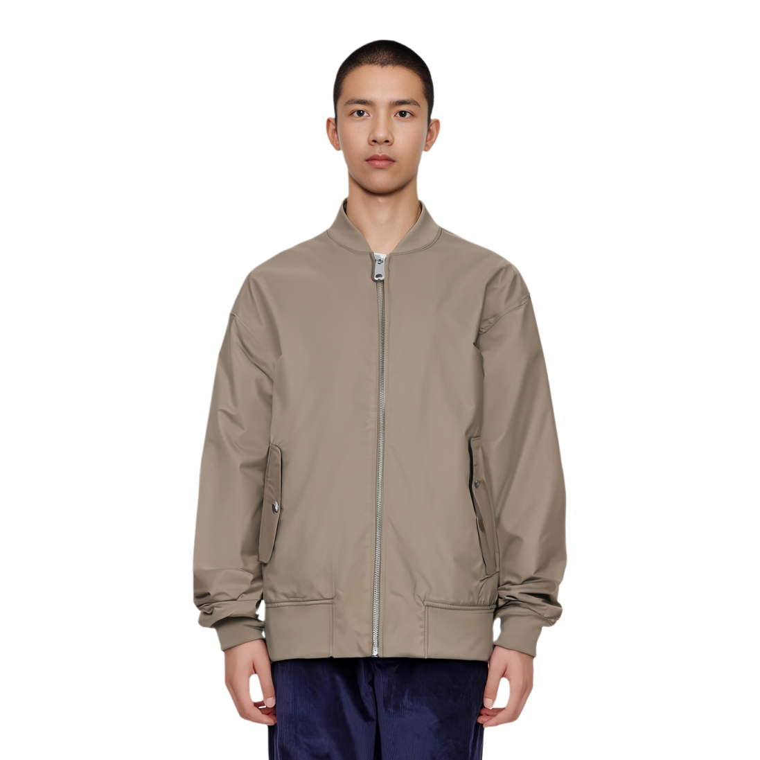 Shop CALVIN KLEIN  Casual Commuter Cotton Bomber Jacket. 40EM524