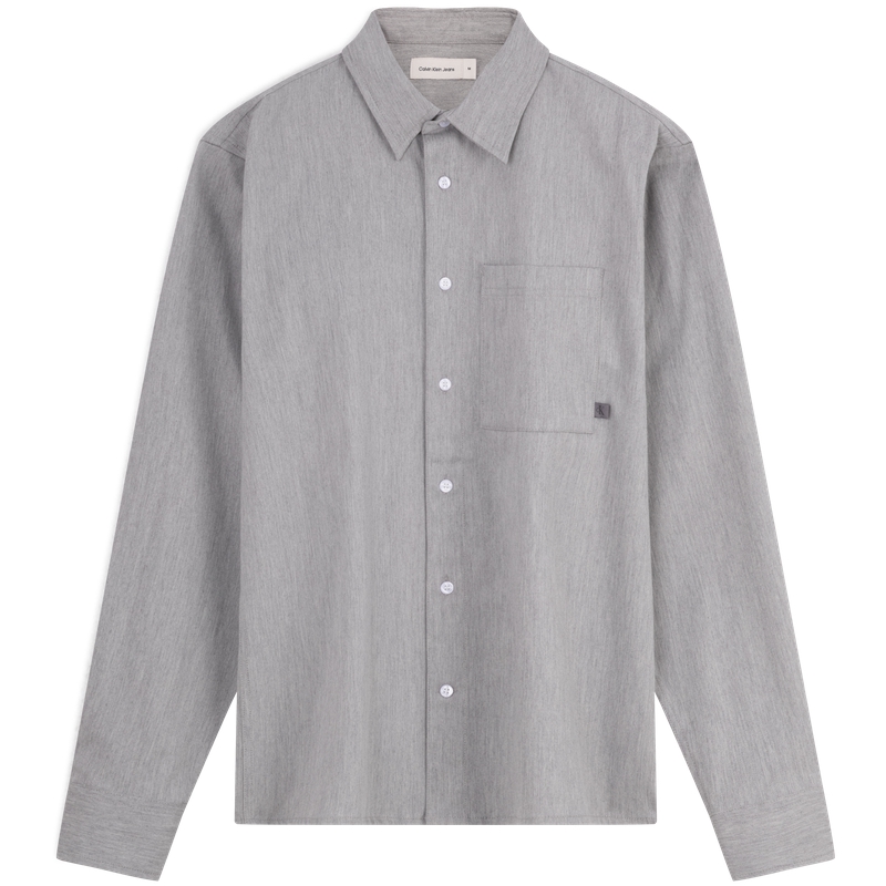 Sizing Camisa Calvin Klein de Manga Larga Casual y Sencilla para el Día a Día. J326189