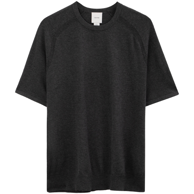 Order CALVIN KLEIN Kemeja-T Kasual Leher Bulat Rajut - Koleksi Premium 40BM348