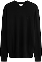 Calvin Klein Casual Embroidered Knit Cashmere Sweater Space Black. J326690 Calvin Klein Casual Embroidered Knit Cashmere Sweater Space Black. J326690