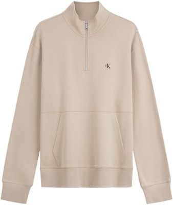 Calvin Klein Casual Half-Zip Letter Logo Sweatshirt J326896 Details for Calvin Klein Casual Half-Zip Letter Logo Sweatshirt J326896