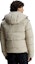 Shop CALVIN KLEIN Jaket Kalis Air Mempunyai Tudung Leher Tinggi Kelabu Beige J30J323708-PED