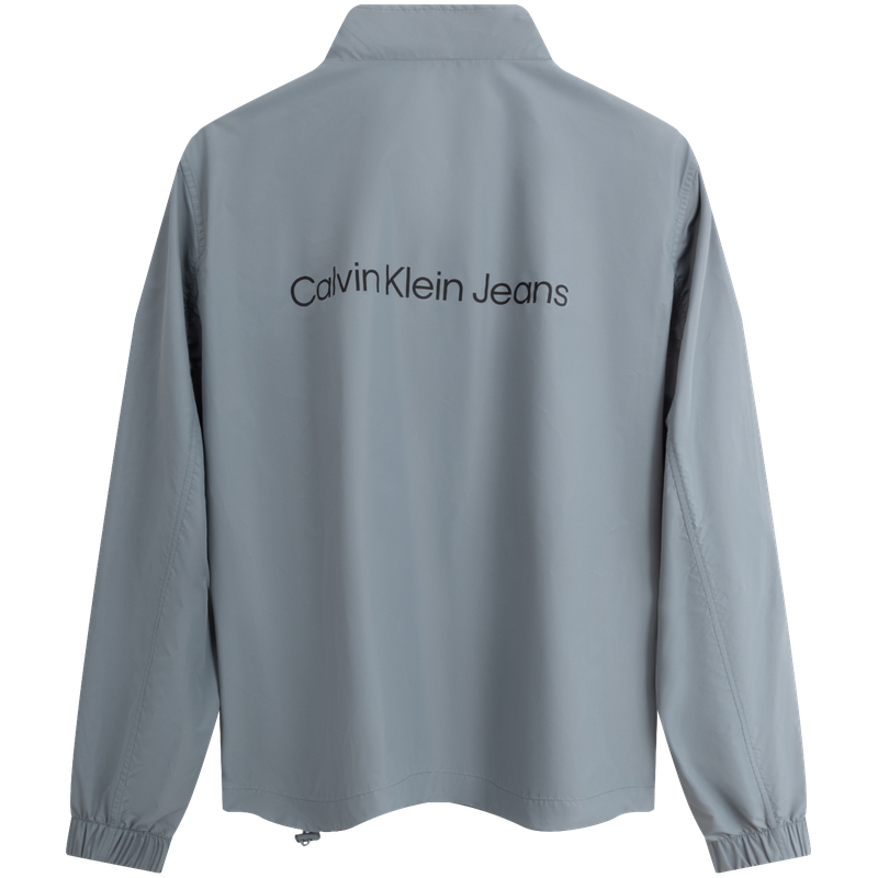 Sizing Calvin Klein Jaket Kasual Cetakan Huruf Kolar Berdiri J326072