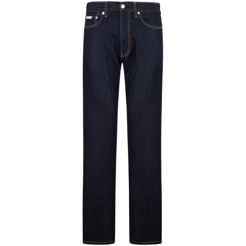 Calvin Klein  Casual Retro Straight Cotton Jeans Denim Blue Black J326664 圖 2