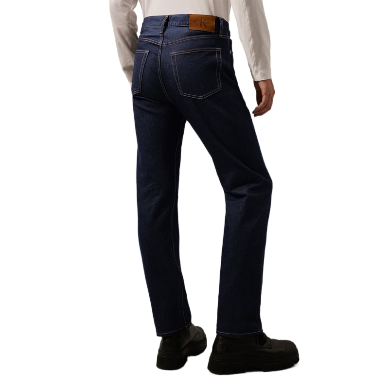Calvin Klein  Casual Retro Straight Cotton Jeans Denim Blue Black J326664 圖 6