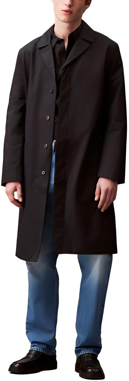 calvin-klein-casual-trench-coat-hidden-placket-black-jacket-40-bm-502-bae