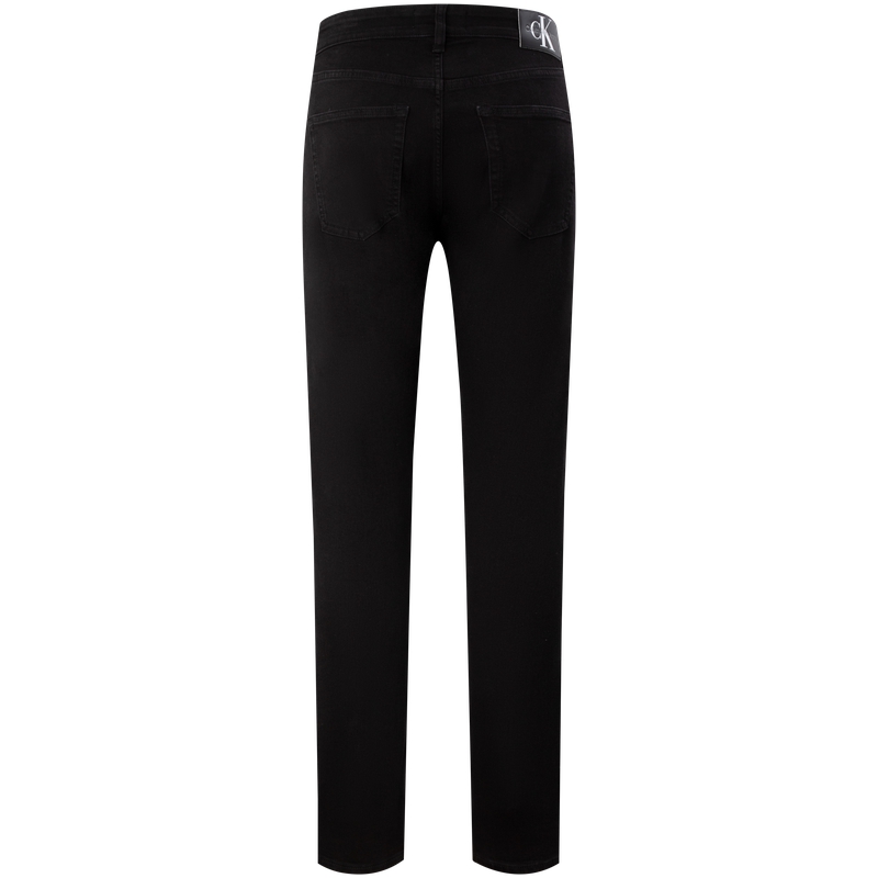 CALVIN KLEIN  Classic Logo Tapered Black Washed Denim Jeans. J325961 圖 3
