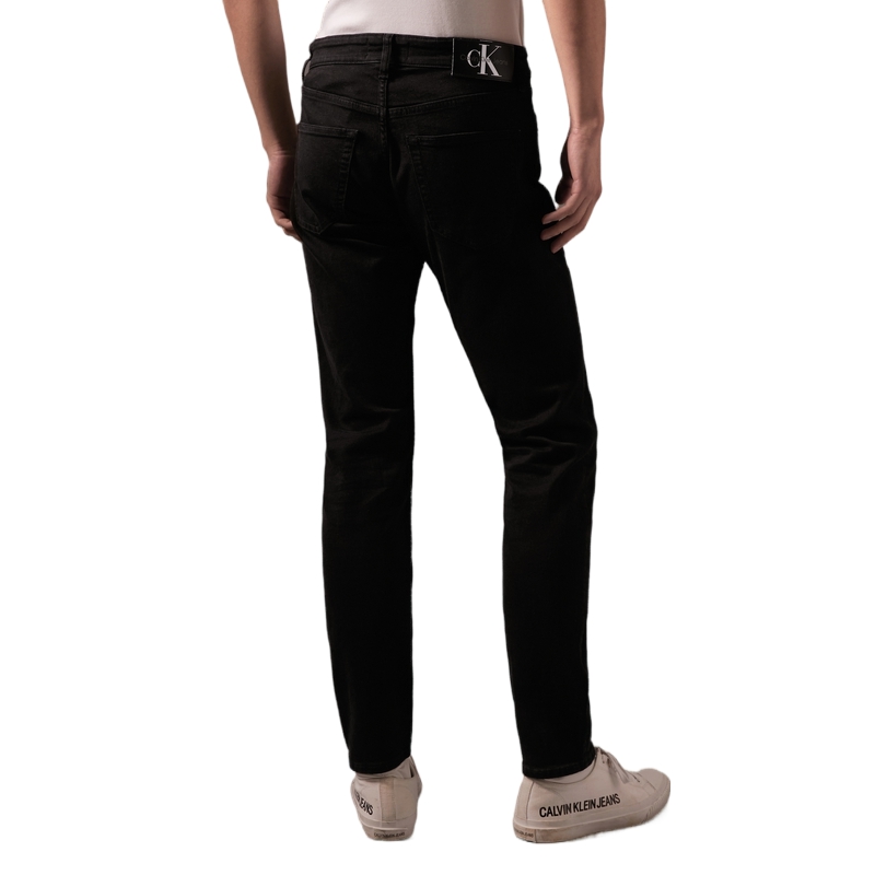 CALVIN KLEIN  Classic Logo Tapered Black Washed Denim Jeans. J325961 圖 5