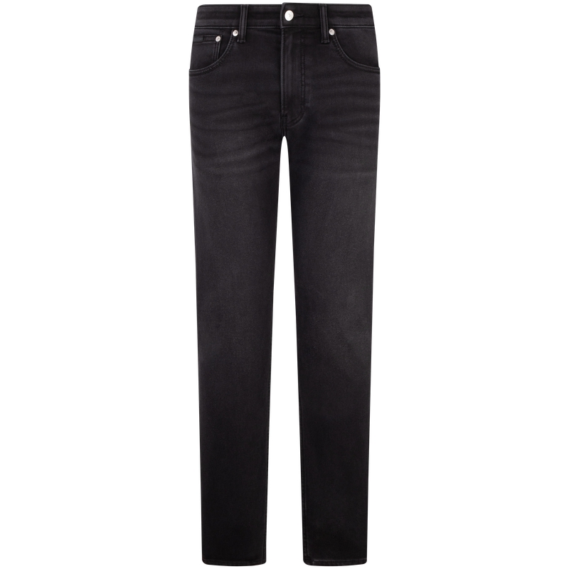 Calvin Klein  Comfort Wool Blend Tapered Fit Black Denim Jeans J326417 圖 2